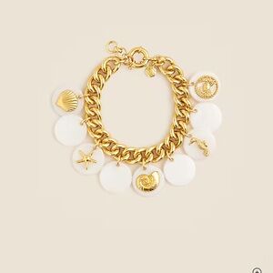 J.Crew Chainlink nautical charm bracelet